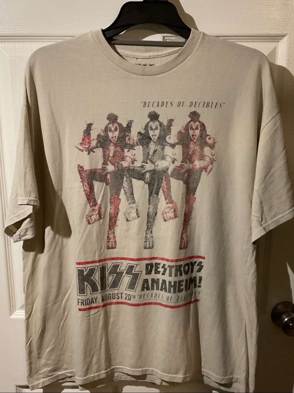 Kiss “Decades Of Decibles” Anaheim Concert Tee